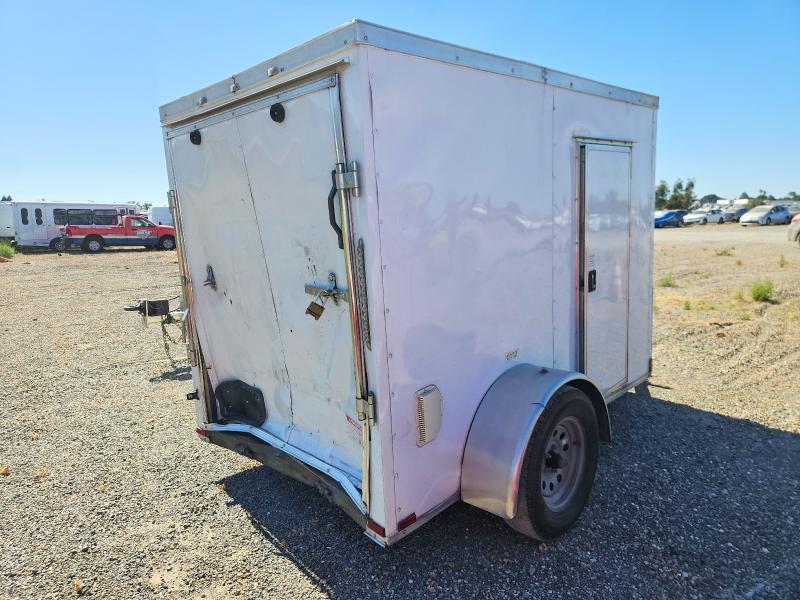 2023 Quality cargo Trailer VIN 50ZBE0815PP043865 COPART salvage auction — REAR END, CA - SALVAGE CERTIFICATE, sold $275 on 2026-07-16 (photo 4)