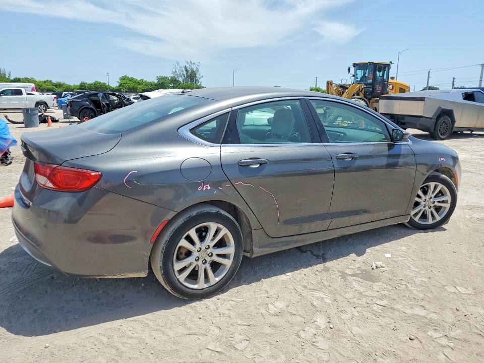 2015 Chrysler 200 VIN 1C3CCCAB8FN560077 COPART salvage auction — SIDE, Fl - Cert Of Title Slvg Rebuildable, sold $350 on 2026-07-29 (photo 3)