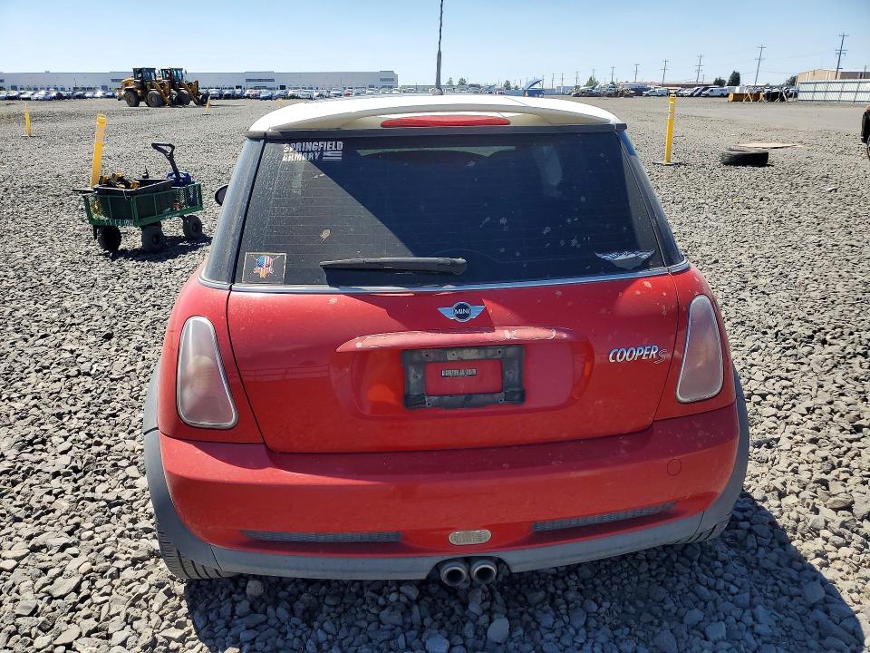 2003 Mini Cooper VIN WMWRE33473TD61866 COPART salvage auction — BURN, WA - BILL OF SALE, sold $80 on 2026-08-05 (photo 6)