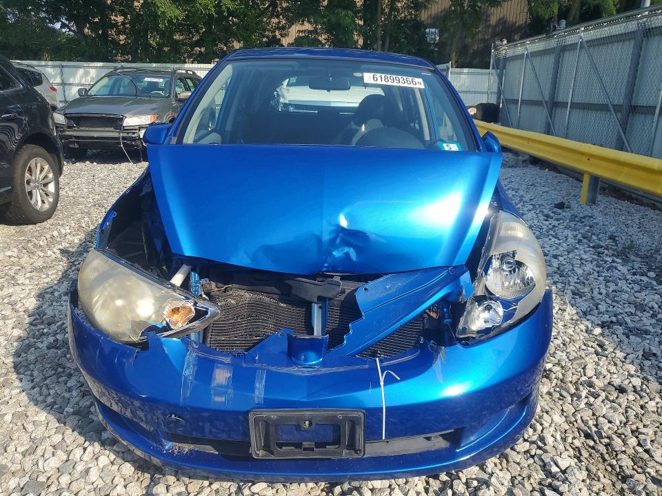 2008 Honda Fit VIN JHMGD38418S046205 COPART salvage auction — FRONT END, ME - CERTIFICATE OF TITLE, sold $550 on 2026-07-30 (photo 5)