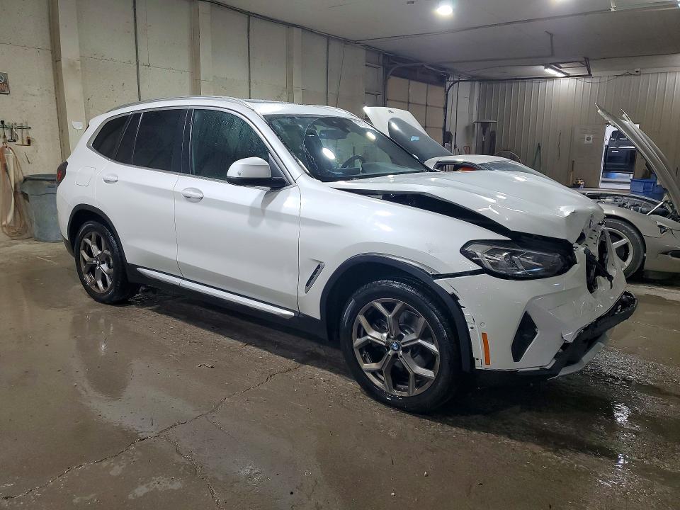 2024 BMW X3 VIN 5UX43DP08R9W64737 COPART salvage auction — FRONT END, Tn - Salvage Certificate, sold $9,400 on 2026-07-24 (photo 4)