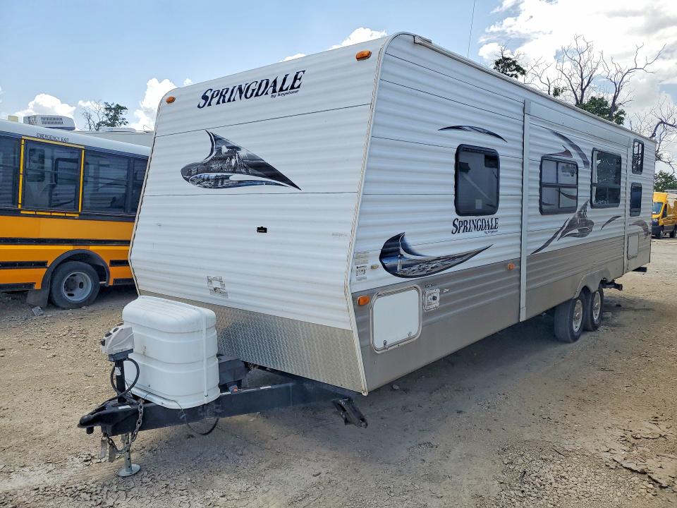 2010 Keystone Springdale VIN 4YDT29425A3103693 COPART salvage auction — HAIL, OK - CERT OF TITLE-SALVAGE, sold $3,250 on 2026-09-10 (photo 1)
