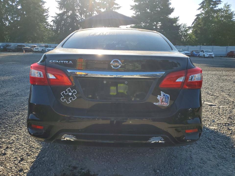 2017 Nissan Sentra VIN 3N1AB7AP0HY222058 COPART salvage auction — MECHANICAL, Salvage Title, sold $200 on 2026-07-24 (photo 6)
