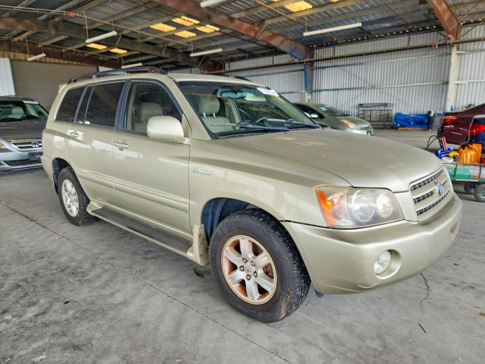 2003 Toyota Highlander VIN JTEHF21A130142152 COPART salvage auction — SIDE, Ca - Dis/Dlr/Exp Clean W/Salv Hist, sold $525 on 2026-07-30 (photo 4)