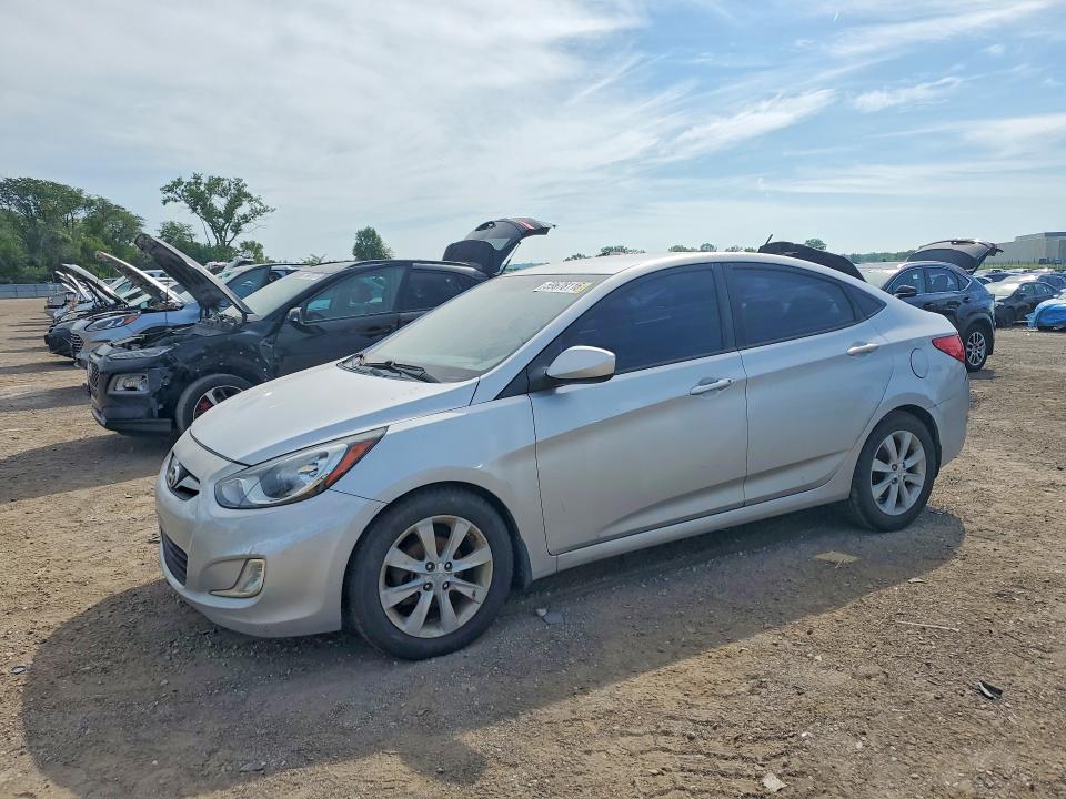 2012 Hyundai Accent VIN KMHCU4AE2CU180755 COPART salvage auction — MECHANICAL, Mt - Certificate Of Title, sold $475 on 2026-07-31 (photo 1)