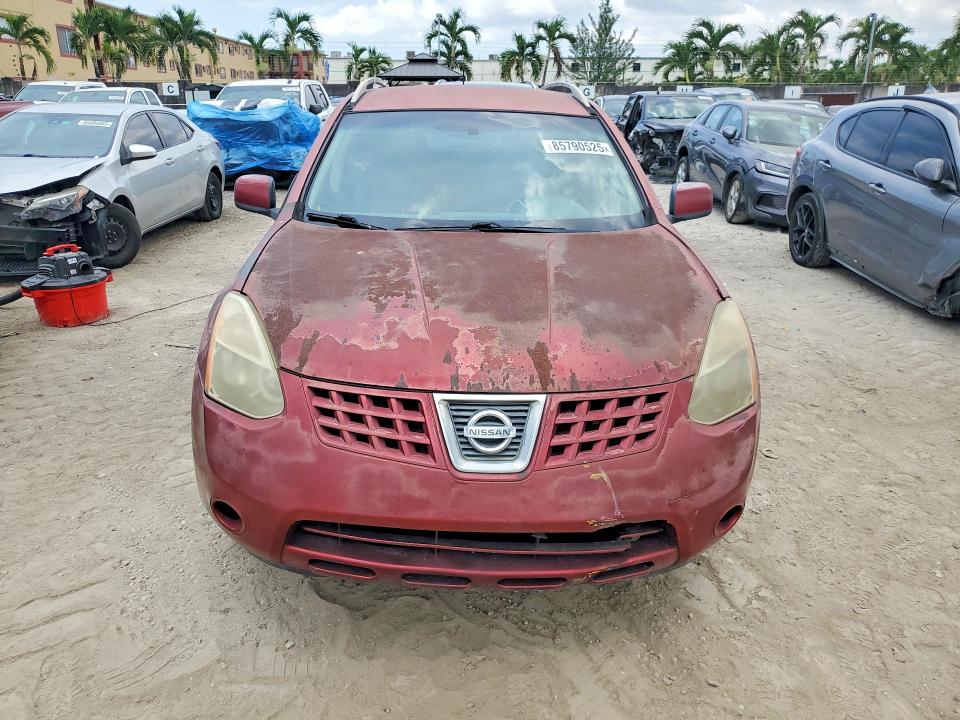 2008 Nissan Rogue VIN JN8AS58T68W013195 COPART salvage auction — MINOR DENT/SCRATCHES, Fl - Cert Of Ttl-Rebuilt&Slvg Rbld, sold $350 on 2026-07-10 (photo 5)
