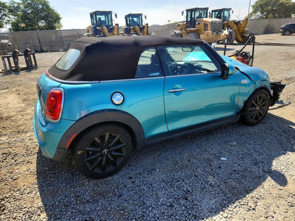 2018 Mini Cooper VIN WMWWG9C59J3E39120 COPART salvage auction — FRONT END, Ca - Salvage Certificate, sold $325 on 2026-07-31 (photo 3)