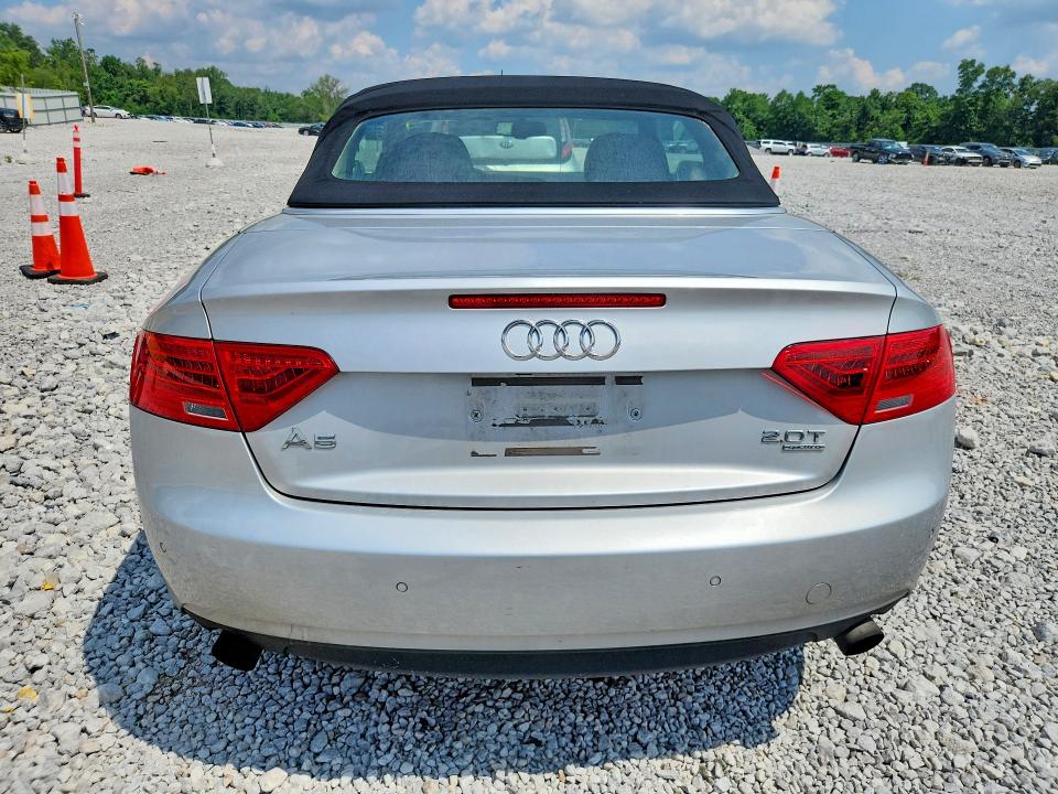 2014 Audi A5 VIN WAULFAFHXEN006913 COPART salvage auction — MECHANICAL, Oh - Certificate Of Title, sold $90 on 2026-07-24 (photo 6)
