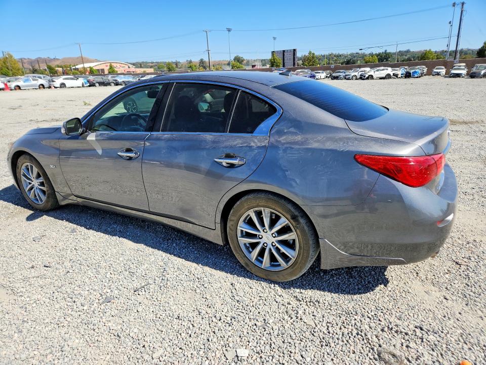 2016 Infiniti Q50 VIN JN1EV7APXGM303546 COPART salvage auction — SIDE, Ca - Salvage Certificate, sold $200 on 2026-07-29 (photo 2)