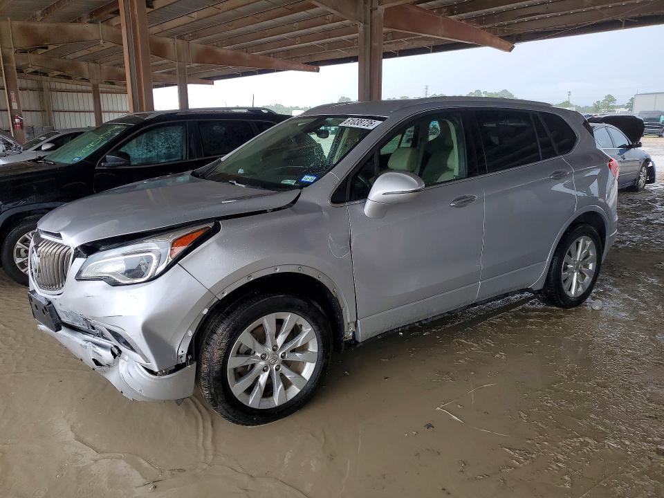 2017 Buick Envision VIN LRBFXBSA9HD096897 COPART salvage auction — FRONT END, Tx - Certificate Of Title, sold $1,950 on 2026-07-17 (photo 1)