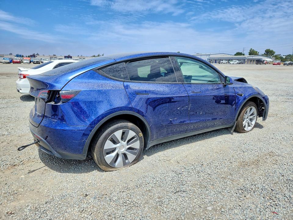2022 Tesla Model y VIN 7SAYGDEE3NA006734 COPART salvage auction — FRONT END, Ca - Salvage Certificate, sold $5,200 on 2026-07-28 (photo 3)