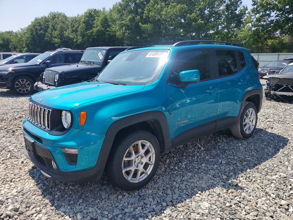 2020 Jeep Renegade VIN ZACNJBBB5LPL56856 COPART salvage auction — FRONT END, Ma - Cert Of Title-Salvage, sold $2,750 on 2026-08-13 (photo 1)