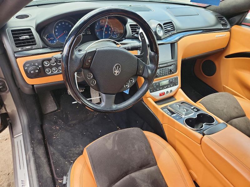 2009 Maserati Granturismo VIN ZAMHJ45A690046739 COPART salvage auction — FRONT END, MI - CERTIFICATE OF TITLE, sold $9,600 on 2026-08-14 (photo 8)