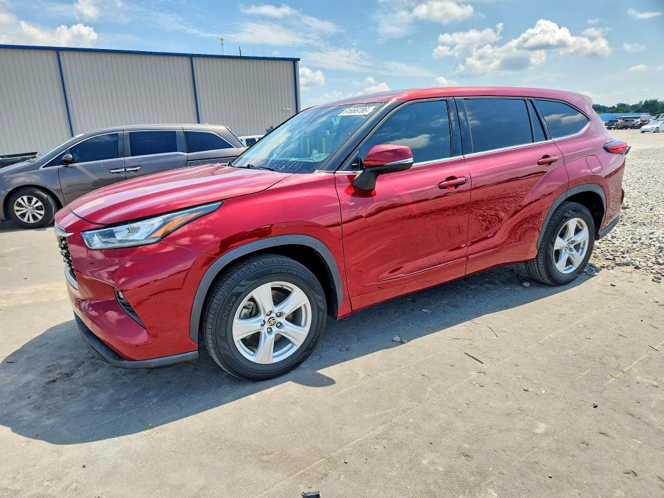 2020 Toyota Highlander VIN 5TDZZRAH0LS506502 COPART salvage auction — MINOR DENT/SCRATCHES, Fl - Certificate Of Title, sold $13,300 on 2026-07-29 (photo 1)
