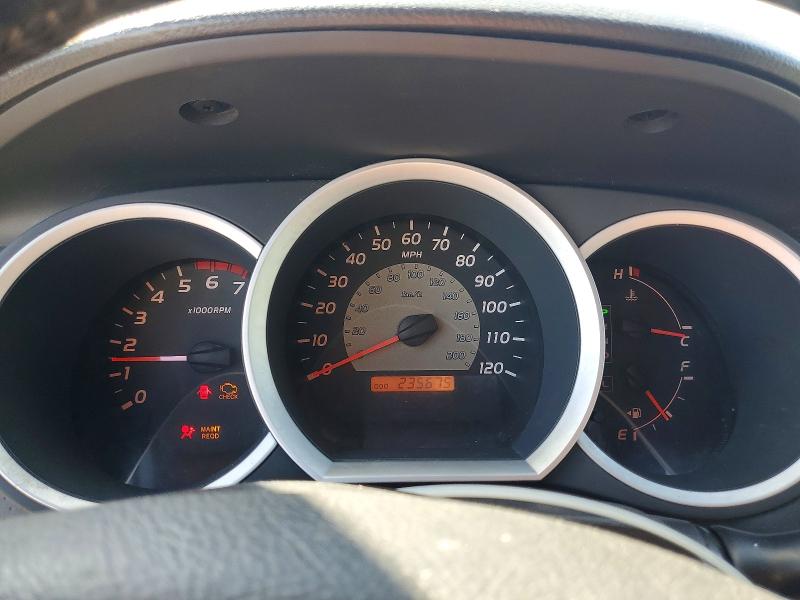 2007 Toyota Tacoma VIN 5TEKU72N97Z374082 COPART salvage auction — REAR END, TX - BONDED TITLE - SALVAGE (P), sold $3,700 on 2026-07-23 (photo 9)
