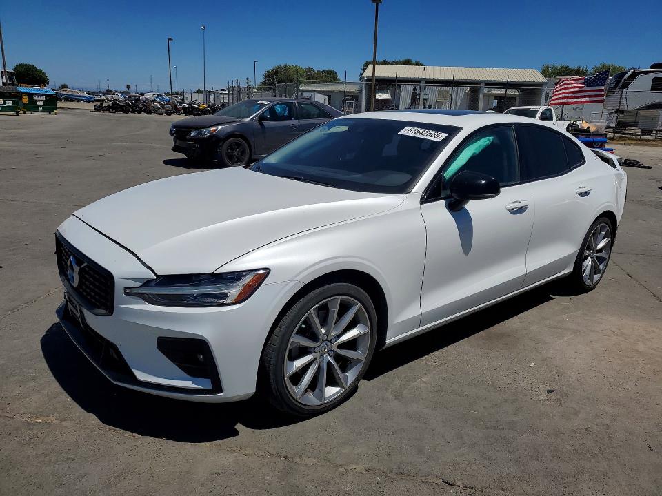 2021 Volvo S60 VIN 7JR102TZ6MG118496 COPART salvage auction — REAR END, Ca - Salvage Certificate, sold $2,100 on 2026-08-10 (photo 1)