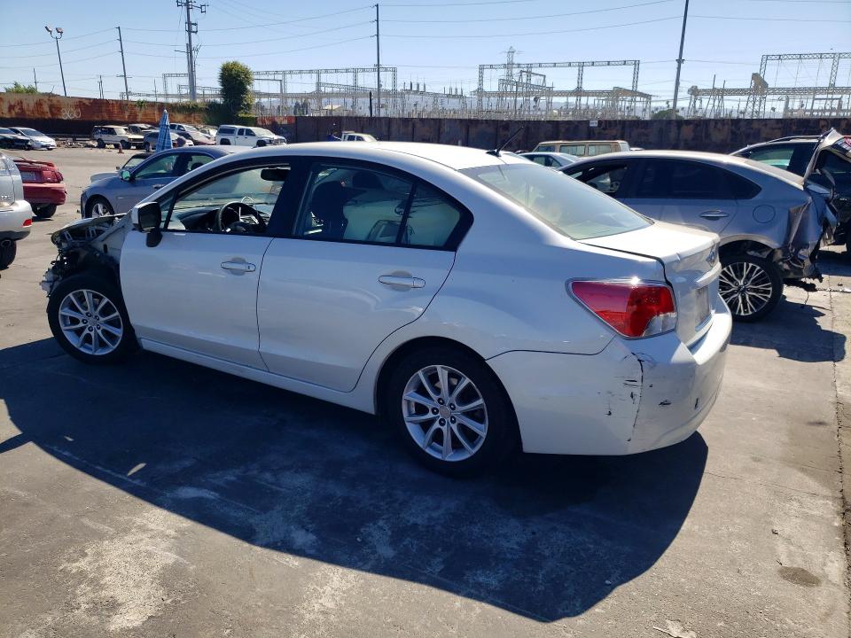 2014 Subaru Impreza VIN JF1GJAC67EH015093 COPART salvage auction — FRONT END, Ca - Salvage Certificate, sold $1,200 on 2026-07-15 (photo 2)