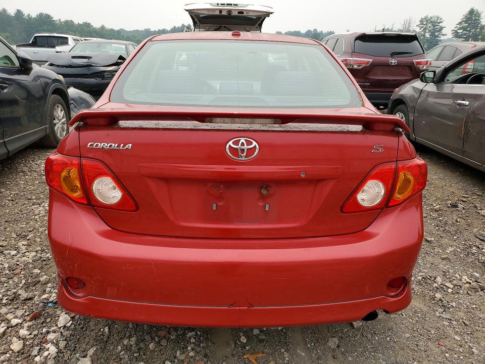 2010 Toyota Corolla VIN 2T1BU4EE6AC227385 COPART salvage auction — HAIL, MD - CERTIFICATE OF TITLE, sold $250 on 2026-07-27 (photo 6)