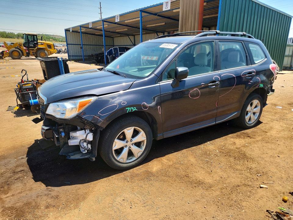 2016 Subaru Forester VIN JF2SJABC6GH536659 COPART salvage auction — FRONT END, Co - Dis/Dlr/Exp Only Clean Title, sold $2,950 on 2026-07-08 (photo 1)