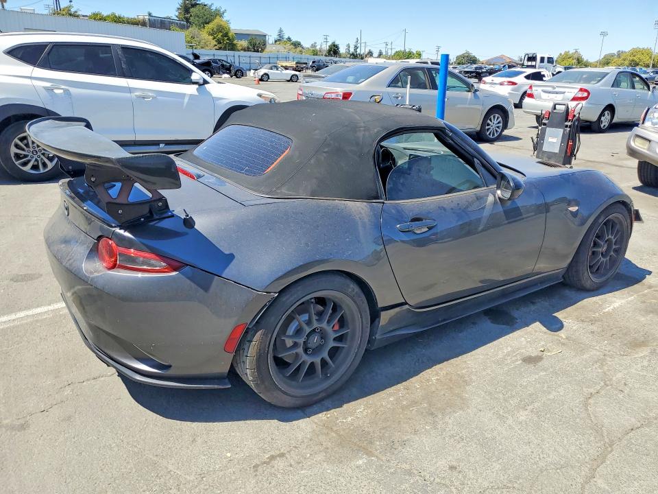 2016 Mazda Mx-5 miata VIN JM1NDAC72G0108428 COPART salvage auction — WATER/FLOOD, CA - SALVAGE CERTIFICATE, sold $2,850 on 2026-07-24 (photo 3)