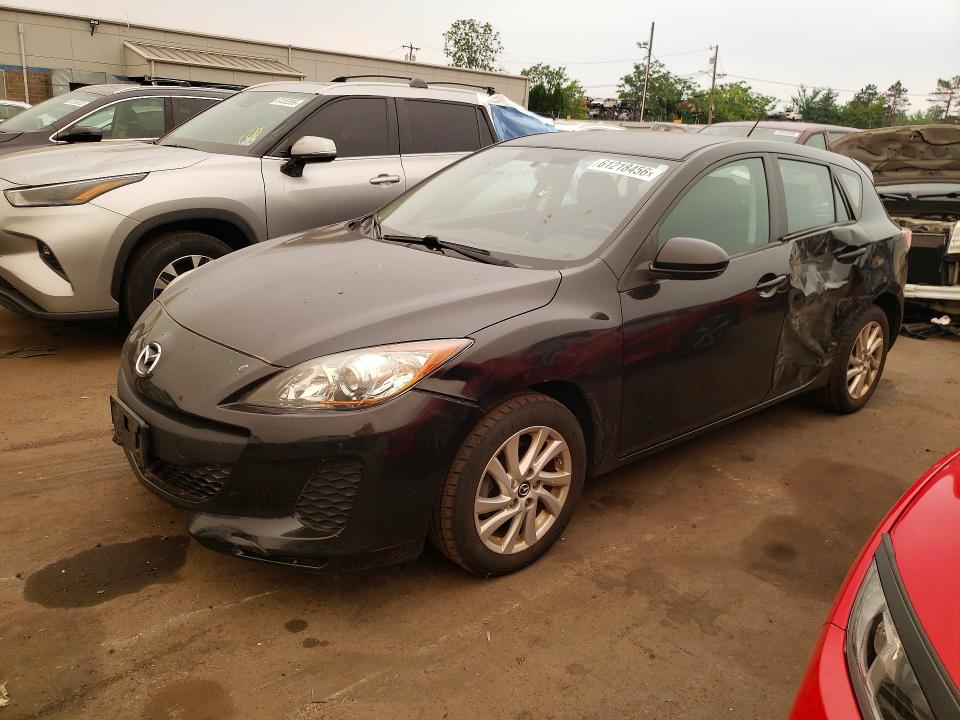 2013 Mazda 3 VIN JM1BL1LP8D1747490 COPART salvage auction — SIDE, CT - CERTIFICATE OF TITLE, sold $475 on 2026-07-21 (photo 1)