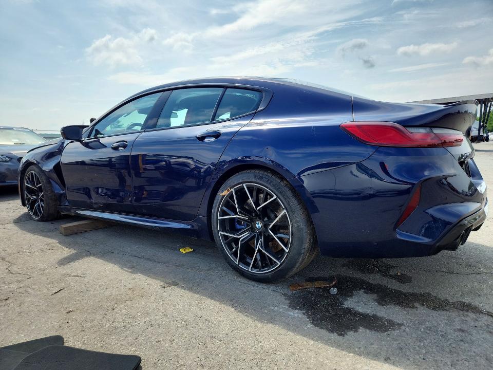 2021 BMW M8 VIN WBSGV0C02MCF85742 COPART salvage auction — SIDE, Pa - Certificate Of Salvage, sold $29,500 on 2026-07-31 (photo 2)