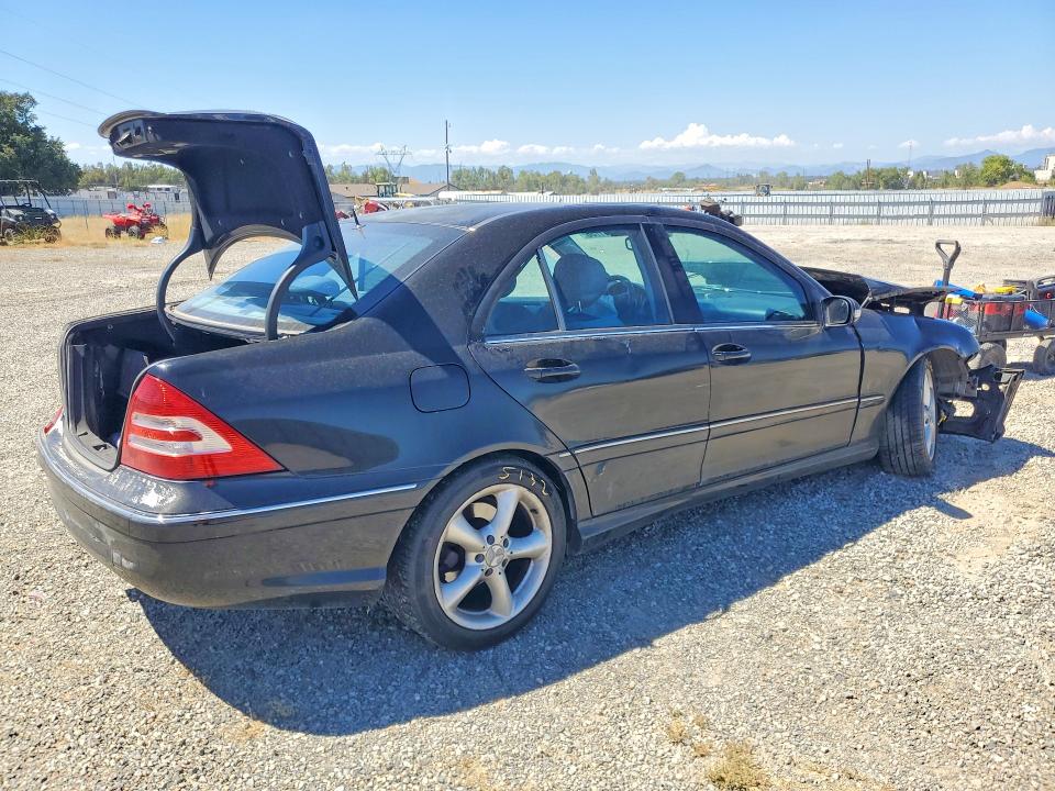 2005 Mercedes-benz C-klasse VIN WDBRF40J05F720942 COPART salvage auction — FRONT END, Ca - Salvage Certificate, sold $50 on 2026-07-31 (photo 3)