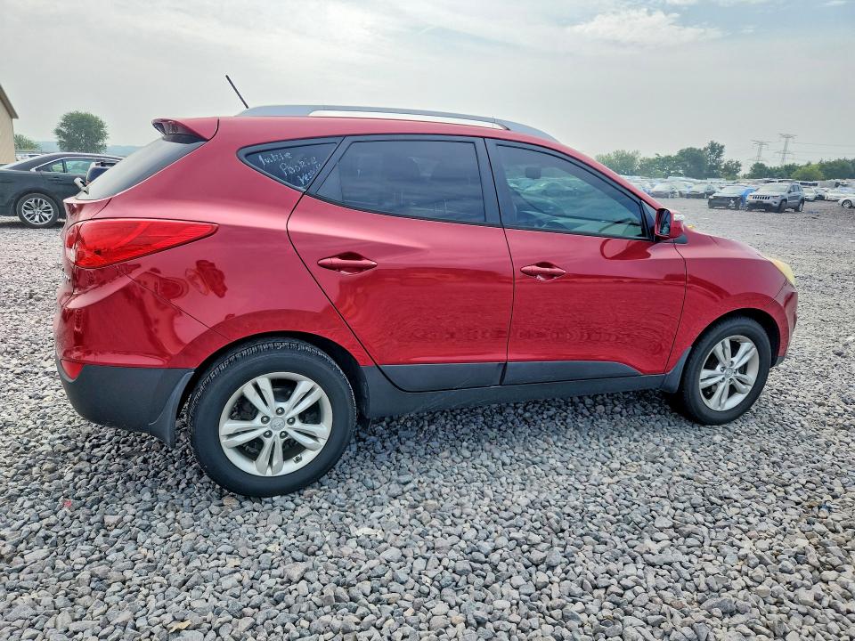 2012 Hyundai Tucson VIN KM8JU3AC8CU524928 COPART salvage auction — REAR END, IL - CERTIFICATE OF TITLE, sold $175 on 2026-07-27 (photo 3)