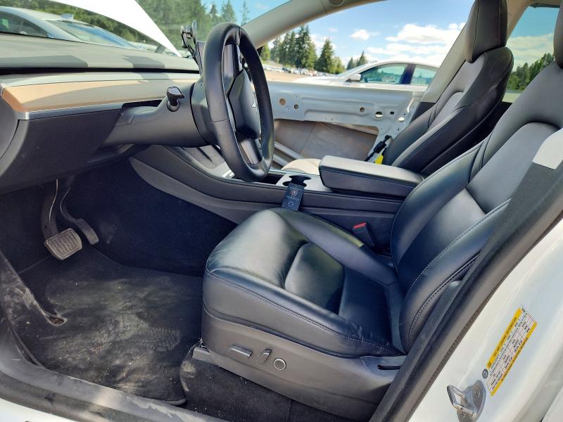 2021 Tesla Model y VIN 5YJYGDEE7MF153685 COPART salvage auction — FRONT END, WA - BILL OF SALE, sold $9,700 on 2026-07-24 (photo 7)