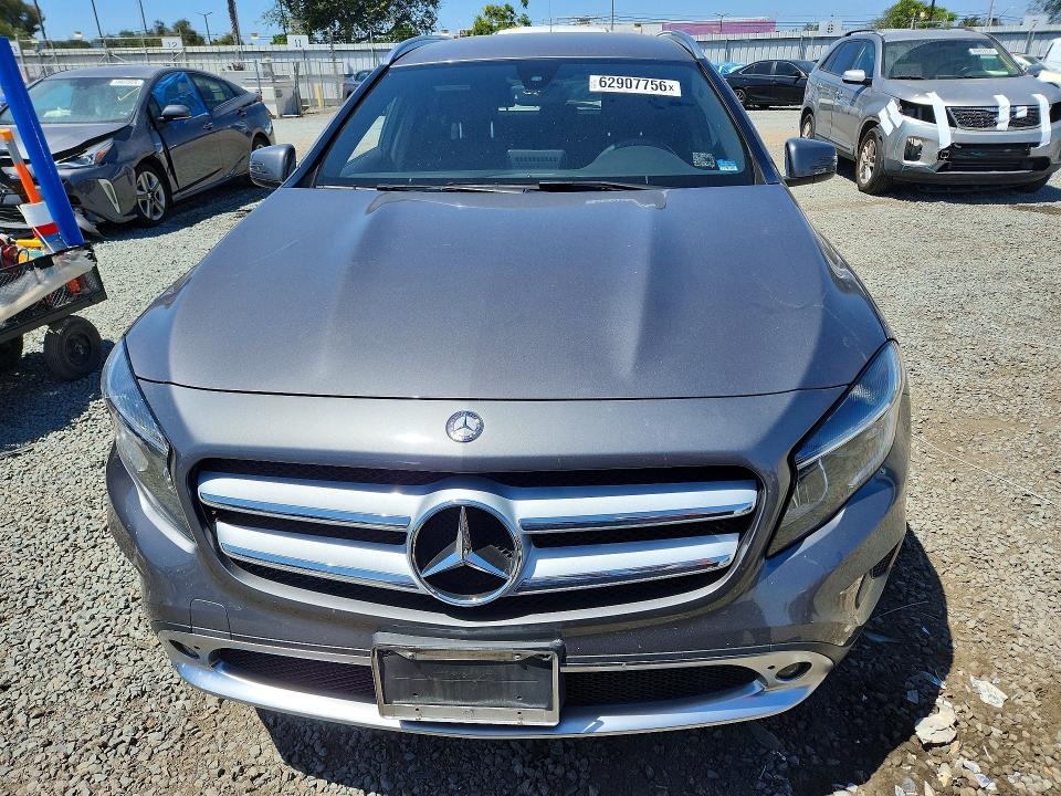2016 Mercedes-benz Gla-klasse VIN WDCTG4EBXGJ205043 COPART salvage auction — FRONT END, CA - DIS/DLR/EXP ONLY CLEAN TITLE, sold $2,100 on 2026-07-31 (photo 5)