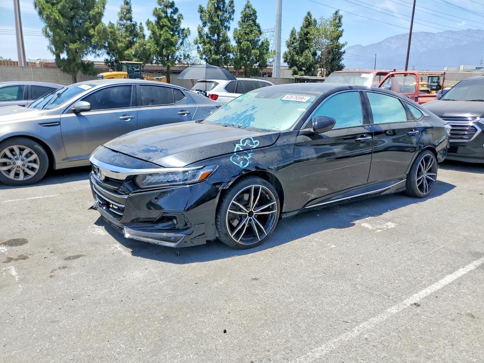 2021 Honda Accord VIN 1HGCV2F91MA010733 — COPART salvage auction photo