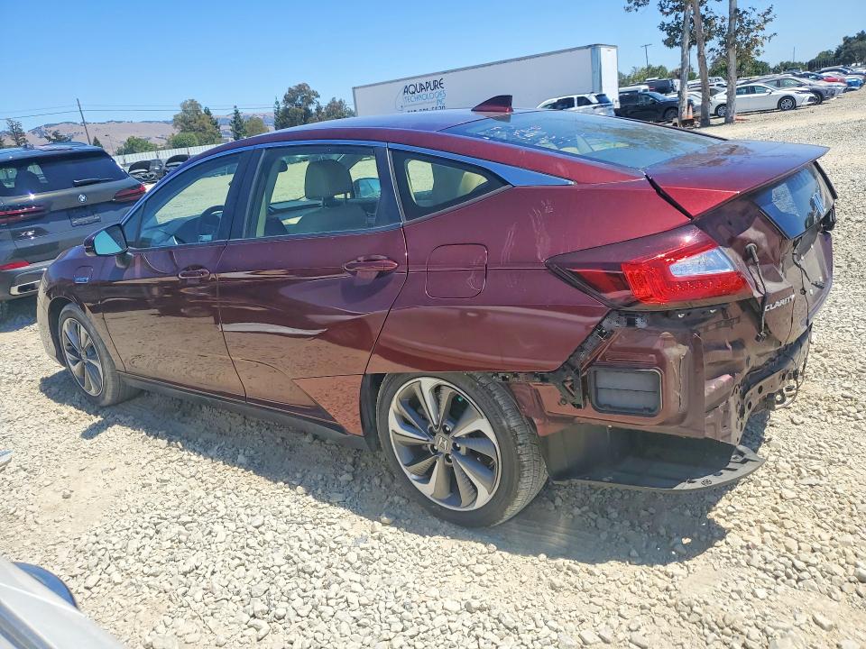 2020 Honda Clarity VIN JHMZC5F39LC000643 COPART salvage auction — REAR END, CA - SALVAGE CERTIFICATE, sold $5,300 on 2026-07-14 (photo 2)