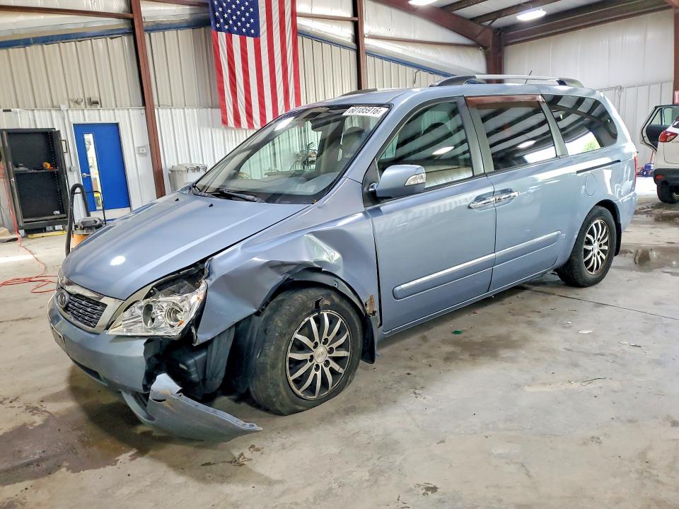 2011 Kia SEDONA VIN KNDMH4C74B6393284 COPART salvage auction — SIDE, PA - CERTIFICATE OF SALVAGE, sold $425 on 2026-07-22 (photo 1)