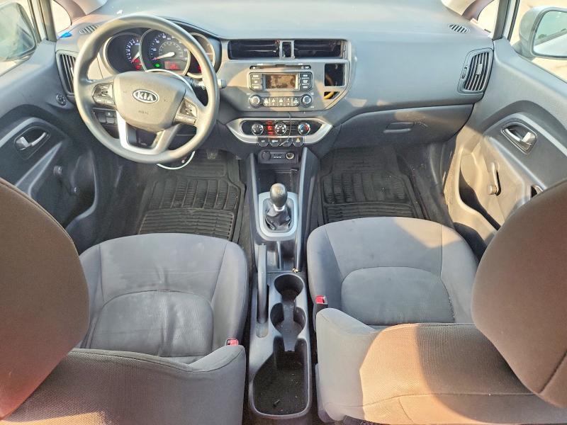 2012 Kia Rio VIN KNADM5A36C6040934 COPART salvage auction — REAR END, Ny - Mv-907A Salvage Certificate, sold $325 on 2026-07-28 (photo 8)