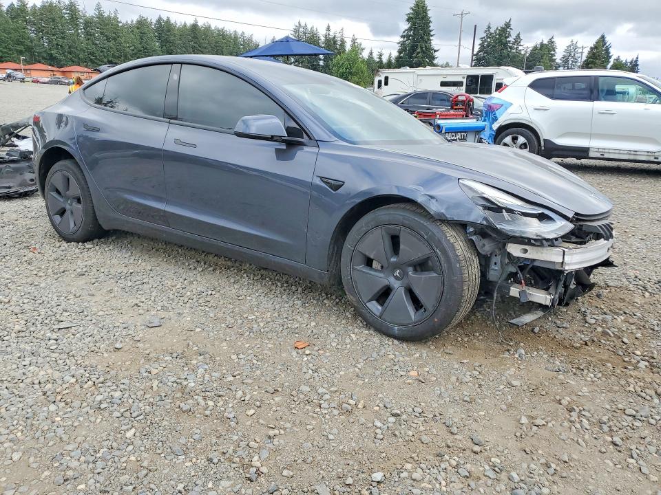 2023 Tesla Model 3 VIN 5YJ3E1EB8PF703517 COPART salvage auction — FRONT END, WA - BILL OF SALE, sold $9,900 on 2026-07-17 (photo 4)