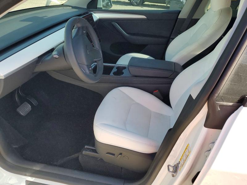2023 Tesla Model y VIN 7SAYGDEE6PA107625 COPART salvage auction — FRONT END, Salvage Title, sold $6,600 on 2026-07-24 (photo 7)