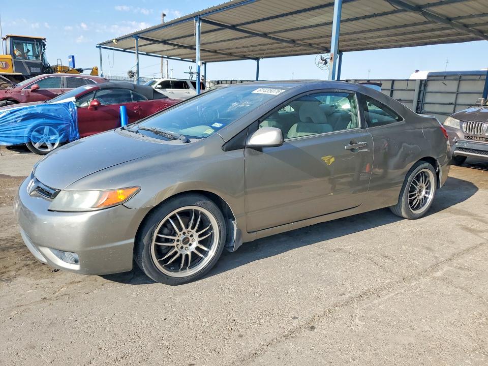 2006 Honda Civic VIN 2HGFG12856H543316 COPART salvage auction — FRONT END, Tx - Salvage Vehicle Title, sold $125 on 2026-07-31 (photo 1)