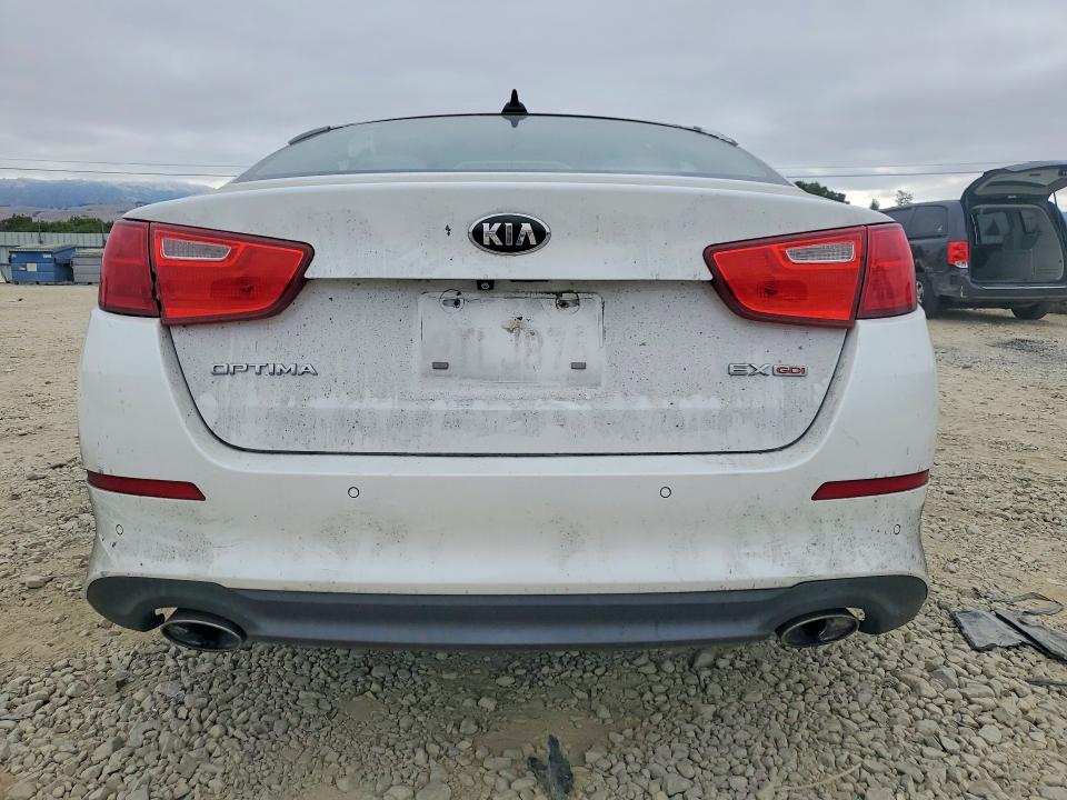 2014 Kia VIN 5XXGN4A7XEG348283 COPART salvage auction — FRONT END, Ca - Salvage Certificate, sold $250 on 2026-07-23 (photo 6)