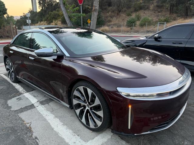 2022 Lucid Air VIN 50EA1GBA8NA005072 COPART salvage auction — DAMAGE HISTORY, Ca - Dlr/Dis/Exp Only Salvage Title (P), sold $14,000 on 2026-07-29 (photo 2)