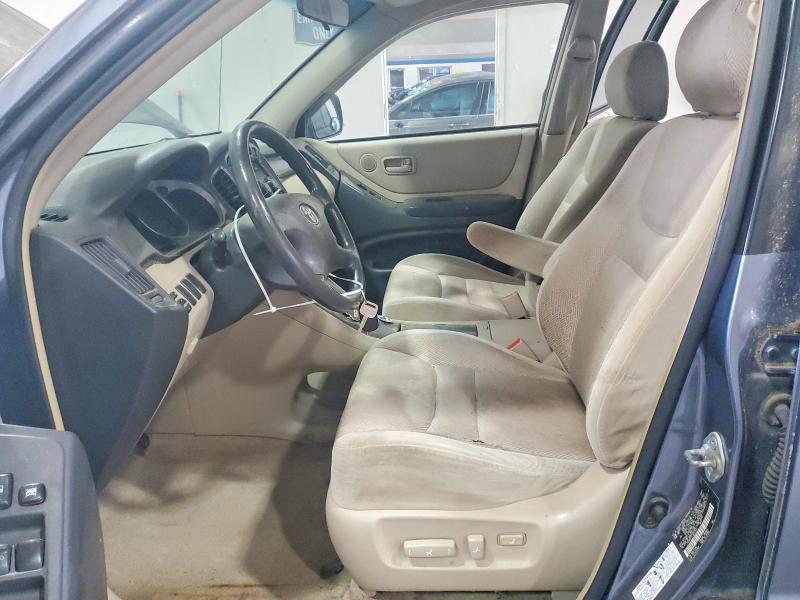 2003 Toyota Highlander VIN JTEGF21A130117151 COPART salvage auction — MECHANICAL, VA - CERTIFICATE OF TITLE, sold $375 on 2026-07-17 (photo 7)