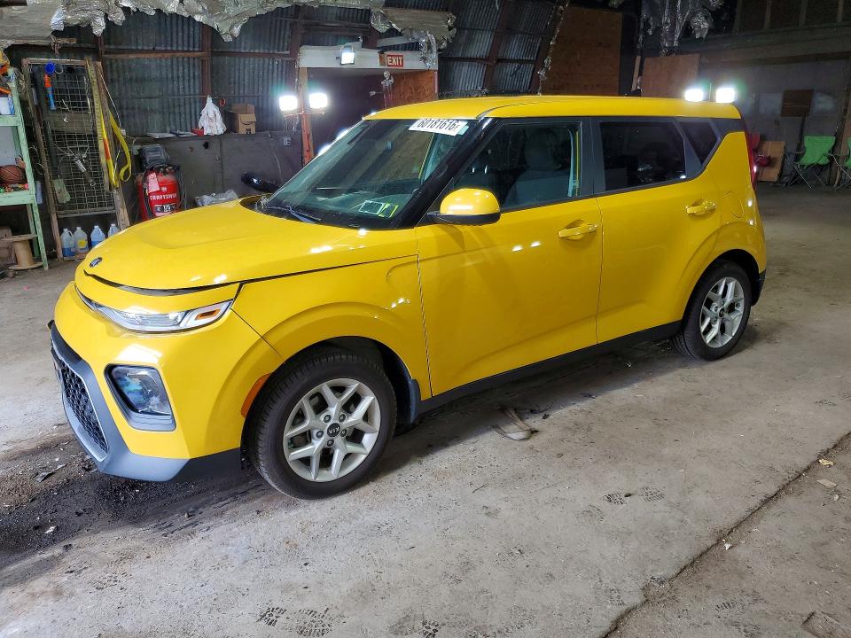 2020 Kia Soul VIN KNDJ23AU6L7088792 COPART salvage auction — FRONT END, Ny - Mv-907A Salvage Certificate, sold $2,600 on 2026-07-29 (photo 1)