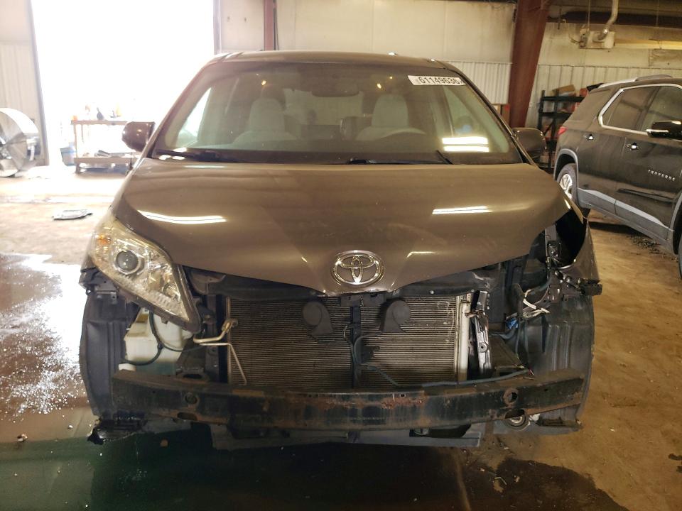 2013 Toyota Sienna VIN 5TDKK3DC5DS366175 COPART salvage auction — FRONT END, Mi - Certificate Of Title, sold $200 on 2026-07-24 (photo 5)