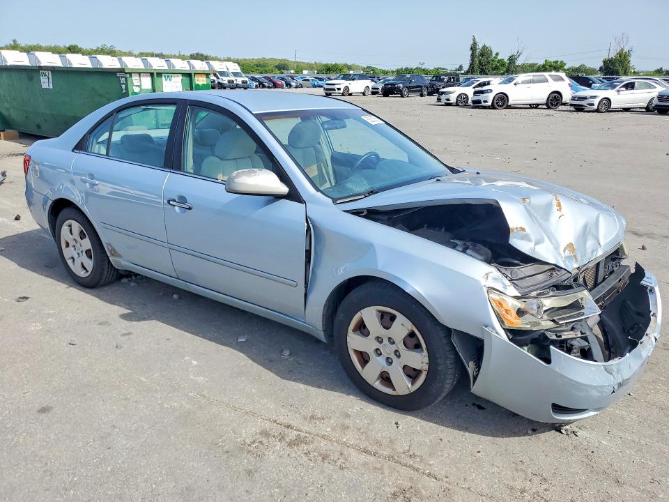 2007 Hyundai Sonata VIN 5NPET46C57H234217 COPART salvage auction — FRONT END, Fl - Cert Of Title Slvg Rebuildable, sold $375 on 2026-07-28 (photo 4)