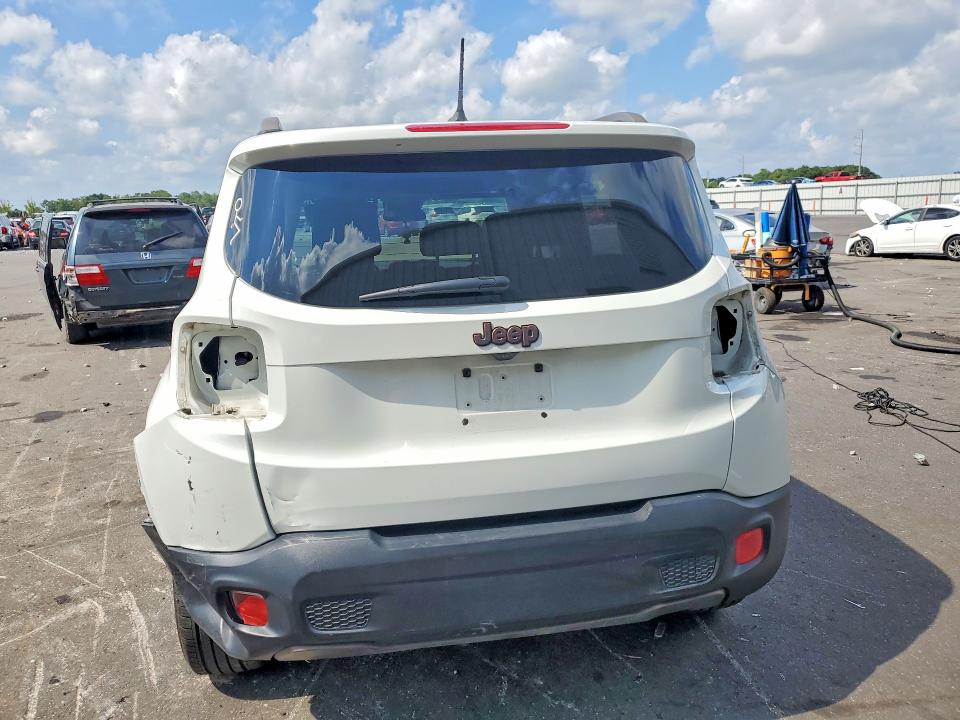 2016 Jeep Renegade VIN ZACCJABT4GPC65032 COPART salvage auction — REAR END, Fl - Cert Of Title Slvg Rebuildable, sold $1,250 on 2026-08-17 (photo 6)