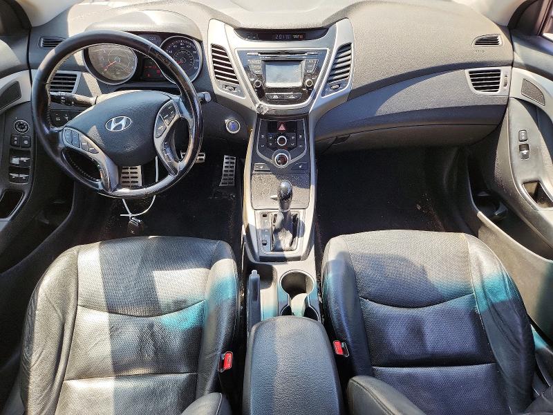2015 Hyundai Elantra VIN KMHDH4AH1FU251368 COPART salvage auction — FRONT END, Ny - Certificate Of Title, sold $200 on 2026-07-29 (photo 8)