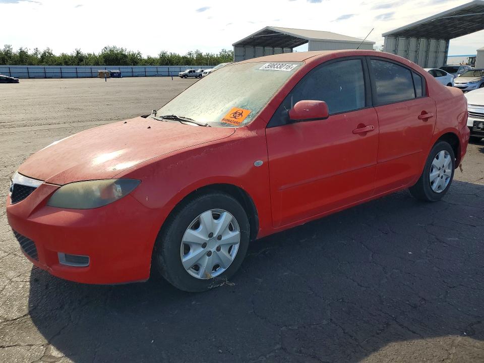 2007 Mazda 3 VIN JM1BK12G271754010 COPART salvage auction — MECHANICAL, Ca - Dis/Dlr/Exp Only Clean Title, sold $450 on 2026-07-09 (photo 1)