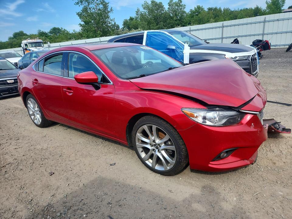 2014 Mazda 6 VIN JM1GJ1W61E1162394 COPART salvage auction — FRONT END, Ma - Cert Of Title-Reconstrctd Coll, sold $125 on 2026-07-29 (photo 4)