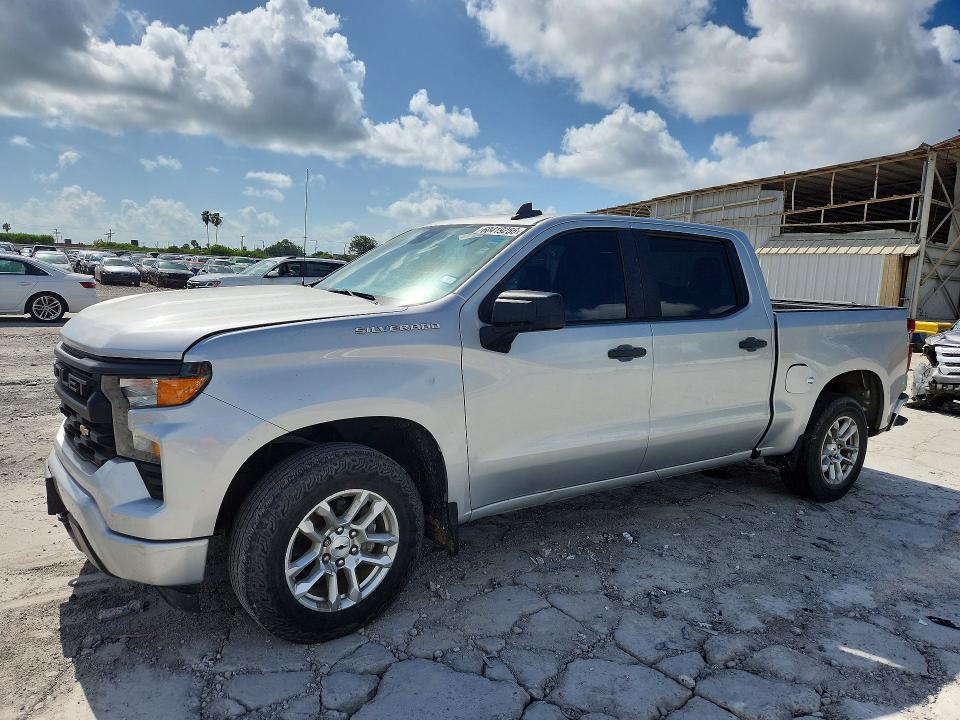 2022 Chevrolet Silverado 1500 VIN 3GCPABEK4NG608527 COPART salvage auction — MECHANICAL, Tx - Certificate Of Title, sold $9,500 on 2026-07-28 (photo 1)