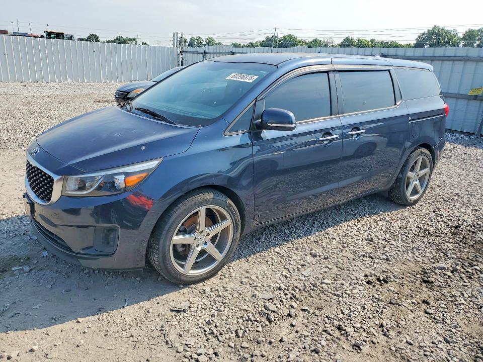 2017 Kia SEDONA VIN KNDMB5C11H6224173 COPART salvage auction — MINOR DENT/SCRATCHES, Oh - Certificate Of Title, sold $1,050 on 2026-07-24 (photo 1)