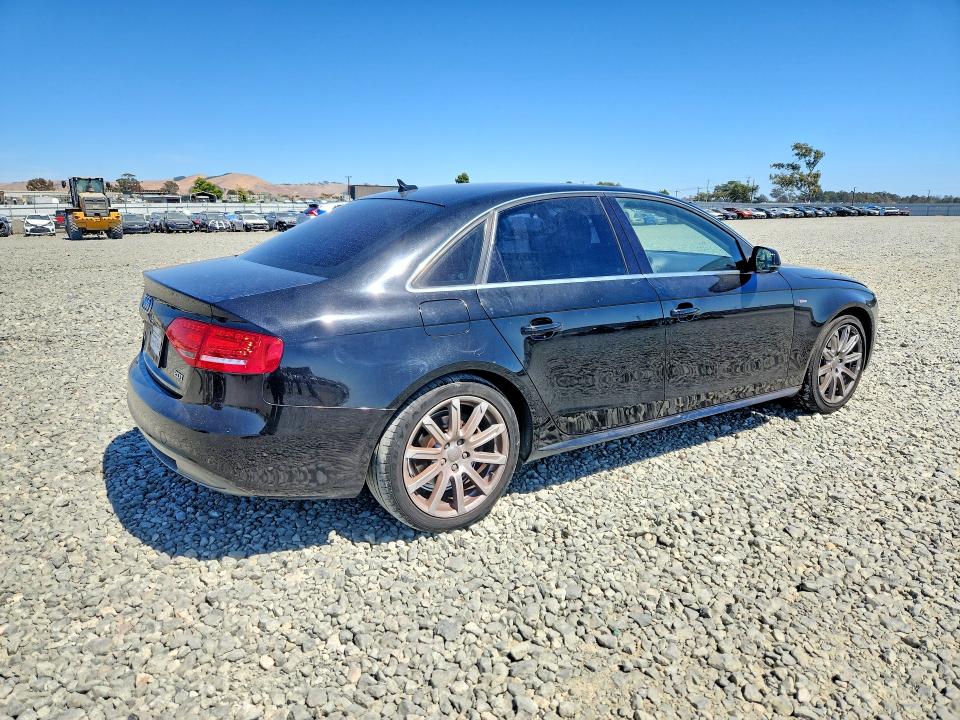 2012 Audi A4 VIN WAUEFAFL8CA119583 COPART salvage auction — FRONT END, Ca - Salvage Certificate, sold $925 on 2026-07-16 (photo 3)
